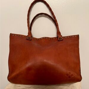 Patricia Nash Zancona
Tote Leather Hand Bag 100% Full-Grain Leather.  Vintage